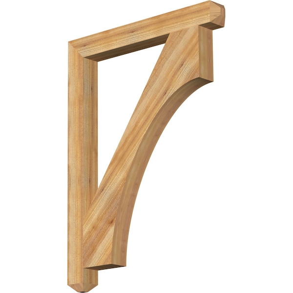 Ekena Millwork Westlake Craftsman Rough Sawn Bracket, Western Red Cedar, 4"W x 36"D x 48"H BKT04X36X48WTL04RWR - main